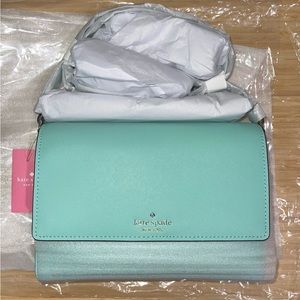 Kate Spade Dody Crossbody, color Aqua Bloom